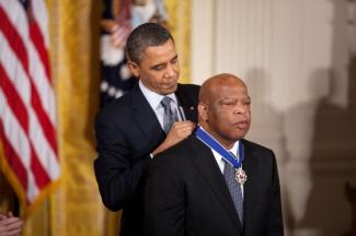 John Lewis receives Presidential Medal
