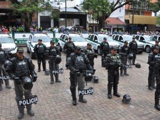 Columbian police