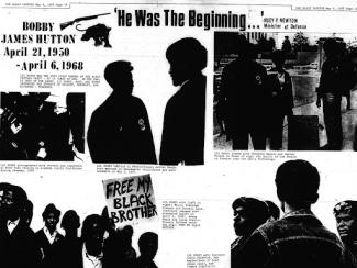 announcement of bobby hutton's death