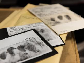 Fingerprints as police evidence