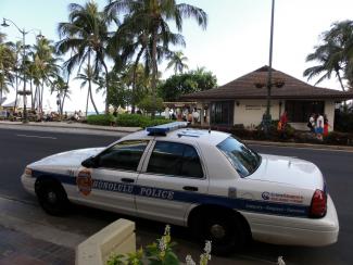 Honolulu police car