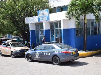 police car in jamaica