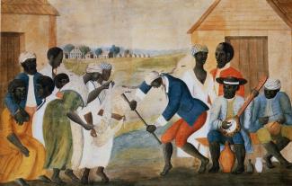 The Old Plantation (Slaves Dancing on a South Carolina Plantation), ca. 1785-1795.