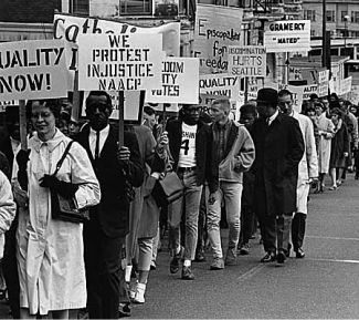 Civil Rights protest in Seattle