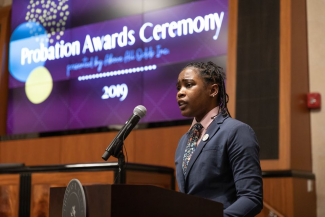 LaTonya Myers at the Probation Awards