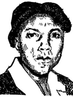 black and white photo of rosa ingram