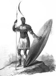 Drawing of King Shaka Zulu