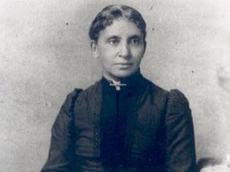 black and white photo of charlotte forten