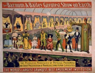 Barnum and Bailey advertisment
