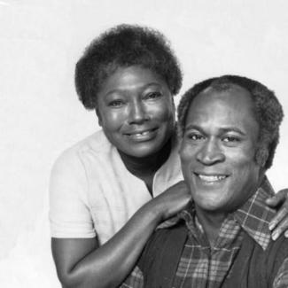Esther Rolle and John Amos from Good Times TV Show