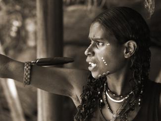 Australian Aboriginal woman