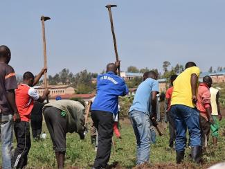 Farmers in Umuganda