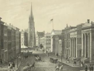 Wall Street NY circa 1800