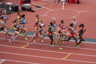 Women's 1500 m heats London 2012