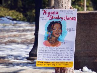 poster remembering aiyana stanley-jones