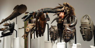 african masks display