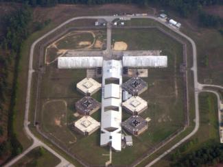 aerial view of the donaldson correctional facility