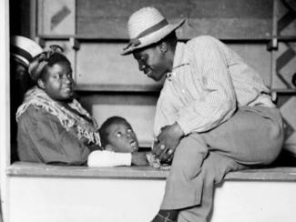 workers sitting down