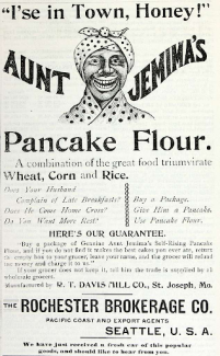 aunt jemimas pancake flour advertisements