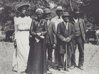 emancipation day celebration by a black family