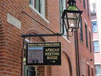 exterior of the african meeting house 