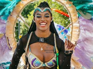 performer at nottingham carnival