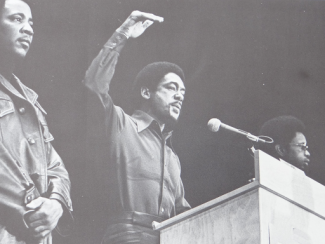 bobby seale speaking at the john sinclair freedom rally