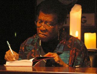 octavia butler doing a book signing 