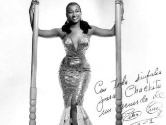 autographed photo of celia cruz