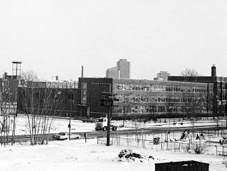front of the benjamin raymond public school