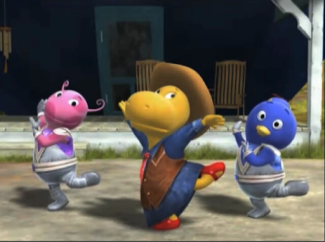 the backyardigans dancing