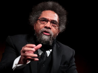 cornel west speaking to an audience