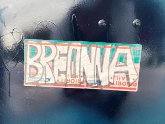 sticker that says breonna