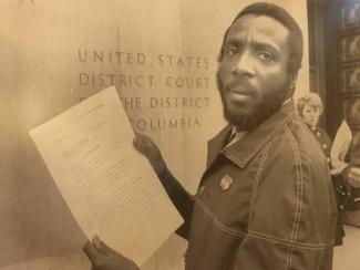 dick gregory holding papers