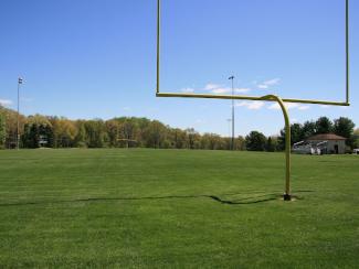 football field at rock spring park in long valley nj