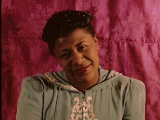 ella fitzgerald smiling