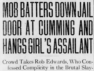 forsyth county headline of 10 september 1912