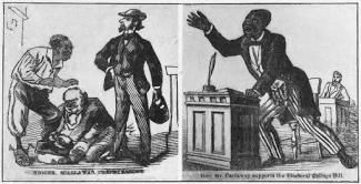 illustration depicting an auction