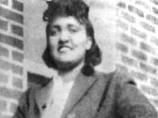 black and white photo of henrietta lacks smiling