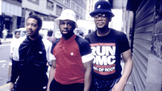 RUN DMC standing together