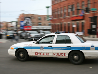 chicago police car on the street