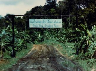 entrance of jonestown