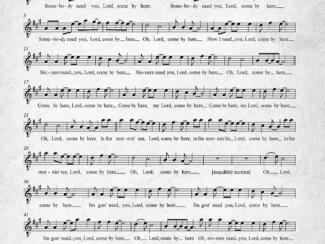 kumbaya sheet music