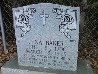 lena baker headstone
