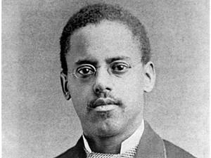 black and white photo of lewis latimer
