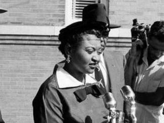 mamie till speaking at her son's funeral