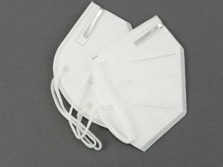 white masks on a table