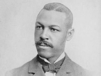 black and white photo of monroe alpheus majors