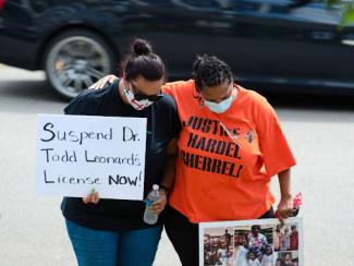 justice for hardel rally