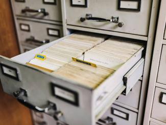 open file cabinet drawer